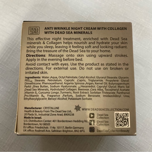 Dead Sea Collection Collagen Anti Wrinkle Night Cream - Picture 5 of 5